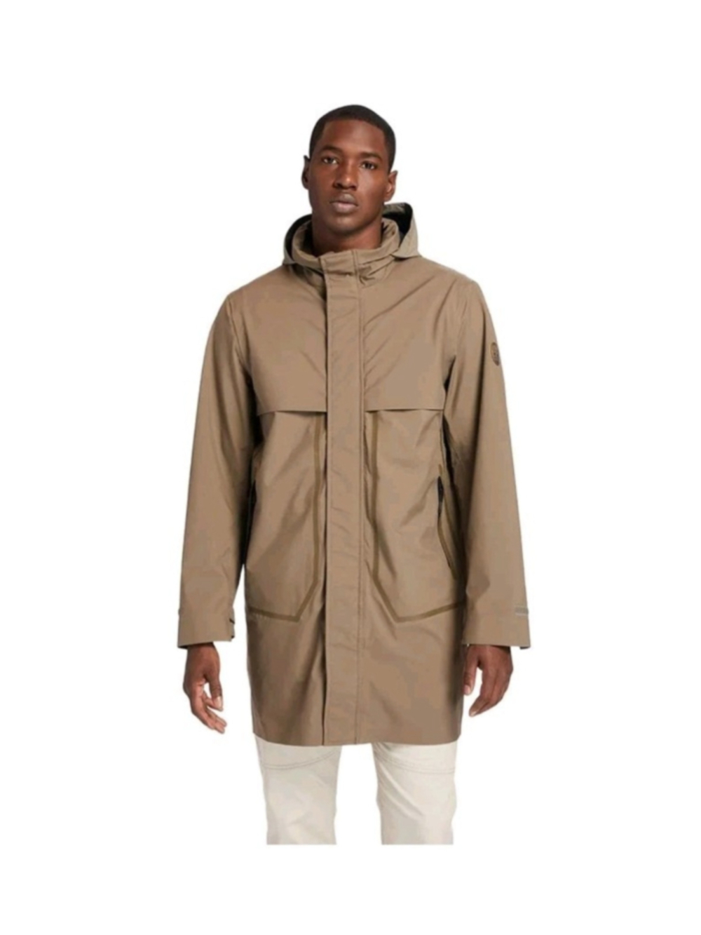 NWT Timberland Men's Waterpproof Jacket Parka Coat Seam Sealed Size XXL Taupe